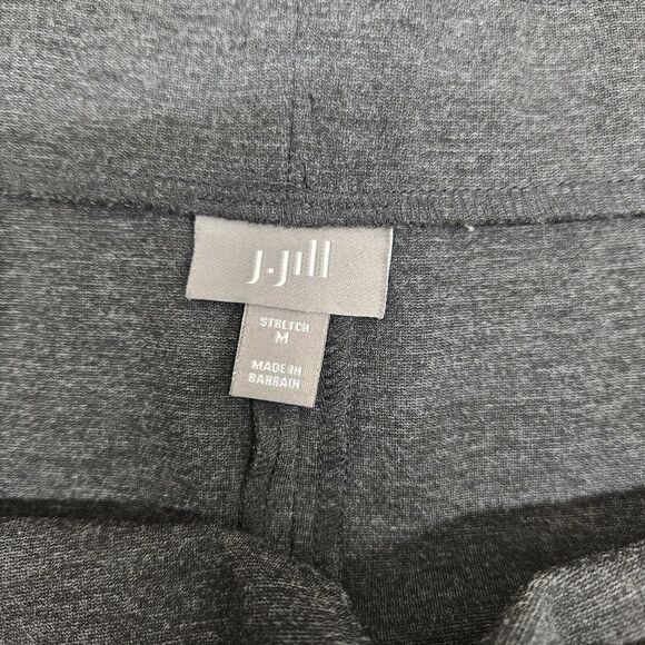 J. Jill Womens Gray Stretch Knee Length Pencil Skirt Medium Pull On - Picture 3 of 6